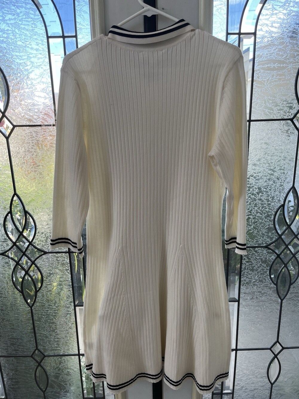 Lucky Brand Women's Knee Length Sporty Shirt Dress Ivory/ White Size XL - Picture 3 of 5